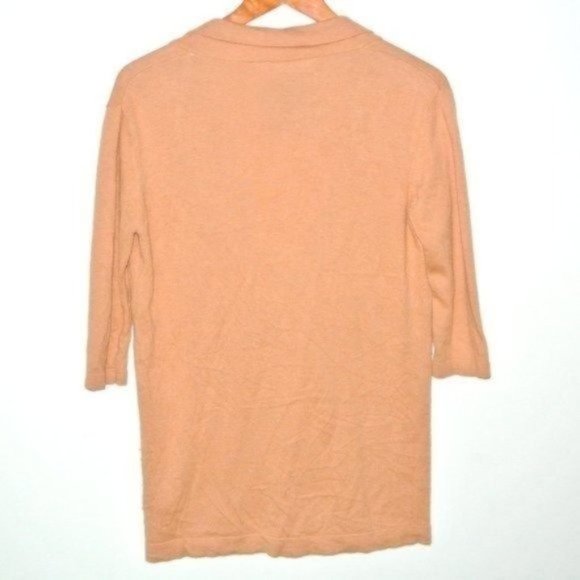 Twelve By Twelve Light Orange Long‎ Cardigan S - Picture 8 of 8